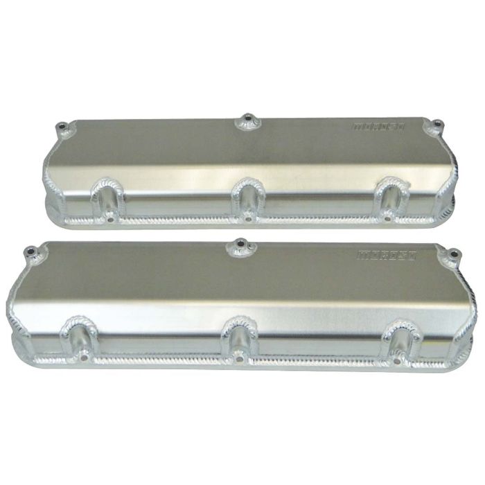 Moroso Ford 302/351W Valve Cover w/Billet Rail - 2.75in - Aluminum - Pair