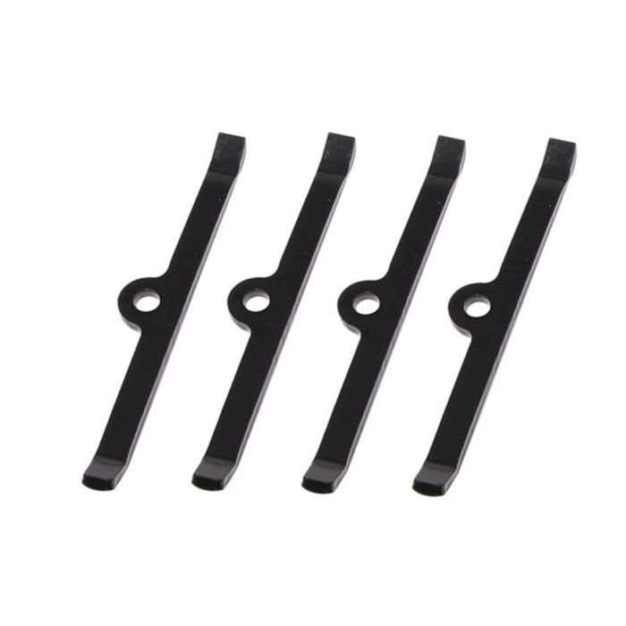 Moroso Chevrolet Small Block Valve Cover Hold Downs - Steel - Black Powder Coat - Set of 4