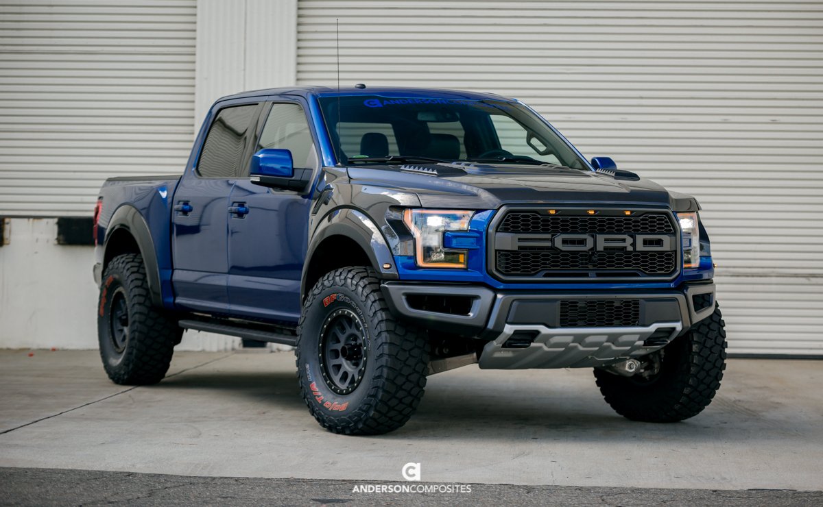 Anderson Composites 2017-2018 Ford Raptor Type-OE Style Carbon Fiber Hood