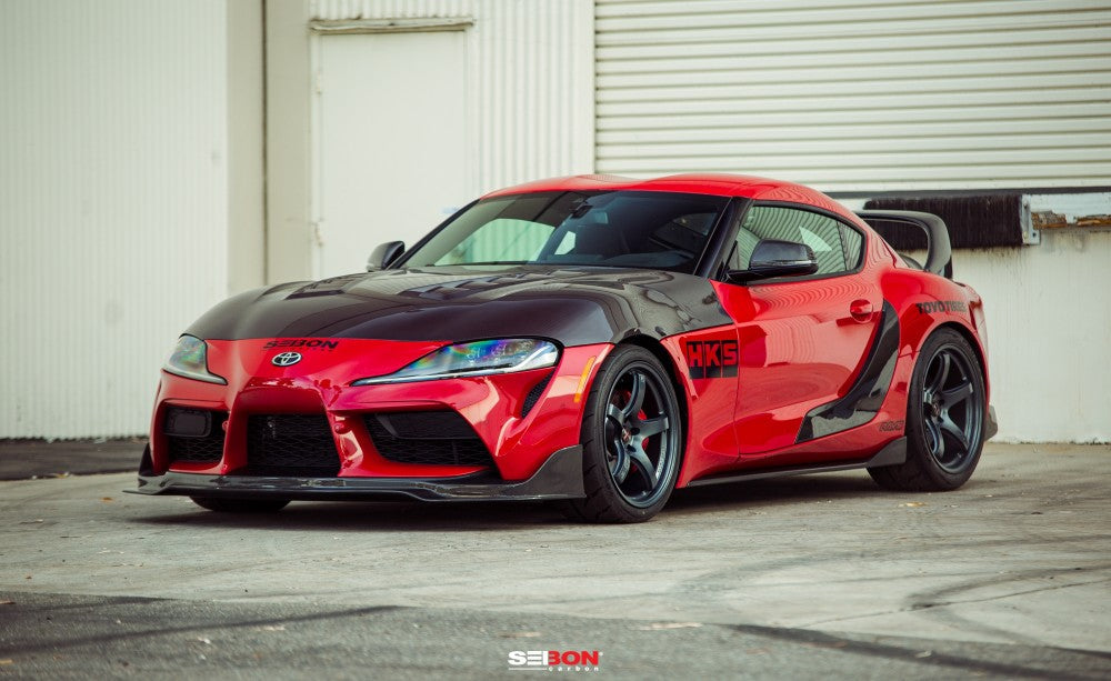 MB-Style Carbon Fiber Front Lip For 2020-2023 Toyota Supra