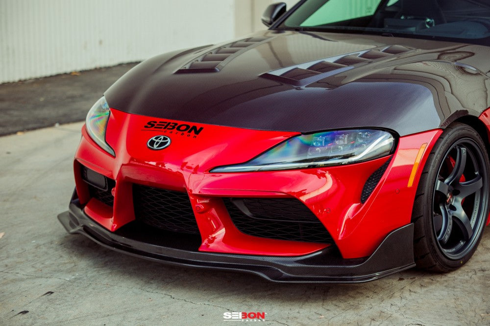 MB-Style Carbon Fiber Front Lip For 2020-2023 Toyota Supra