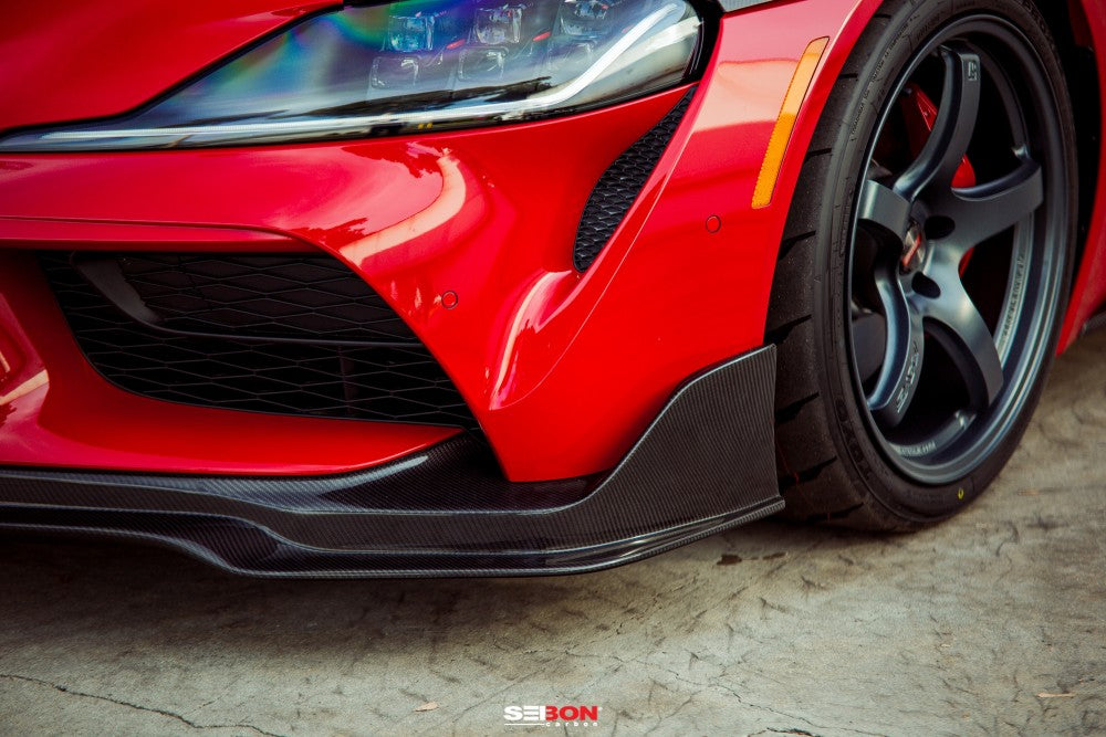 MB-Style Carbon Fiber Front Lip For 2020-2023 Toyota Supra