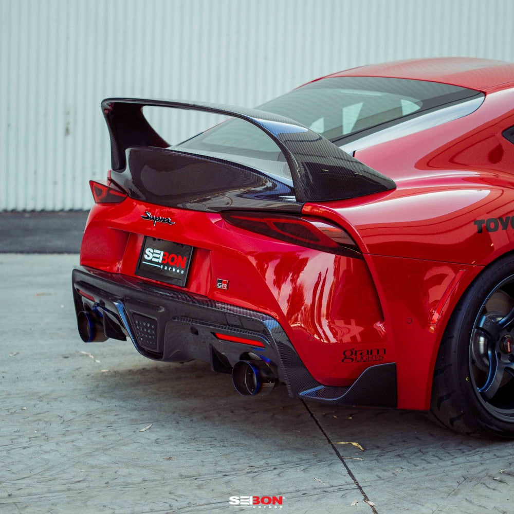 MB-Style Carbon Fiber Rear Spoiler For 2020-2023 Toyota Supra