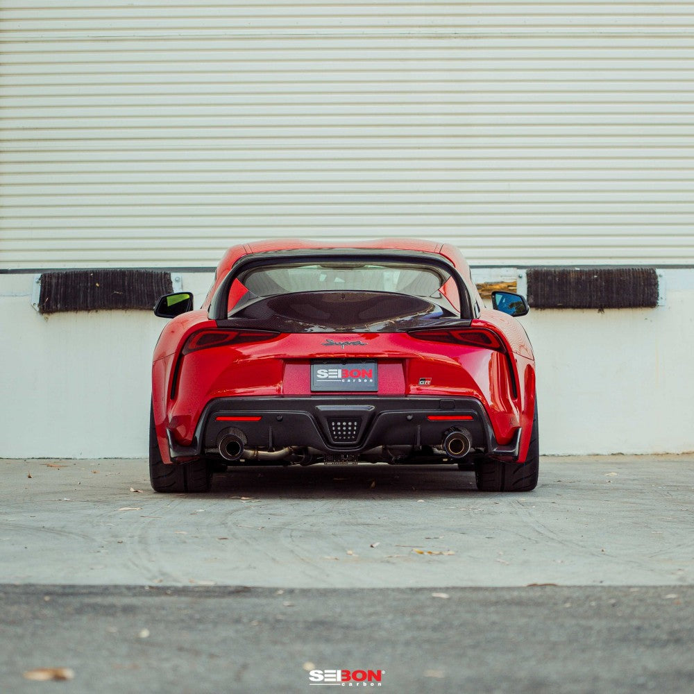 MB-Style Carbon Fiber Rear Spoiler For 2020-2023 Toyota Supra