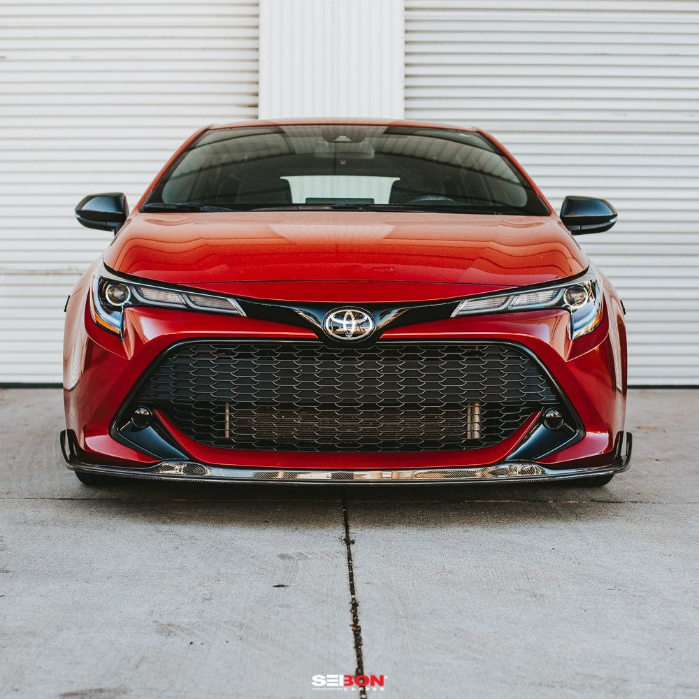 MB-STYLE CARBON FIBER FRONT LIP FOR 2019-2021 TOYOTA COROLLA HATCHBACK