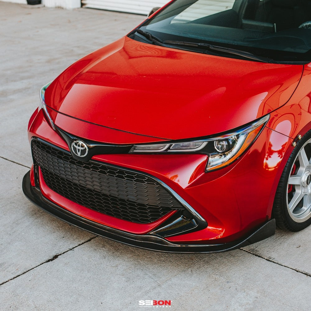 MB-STYLE CARBON FIBER FRONT LIP FOR 2019-2021 TOYOTA COROLLA HATCHBACK