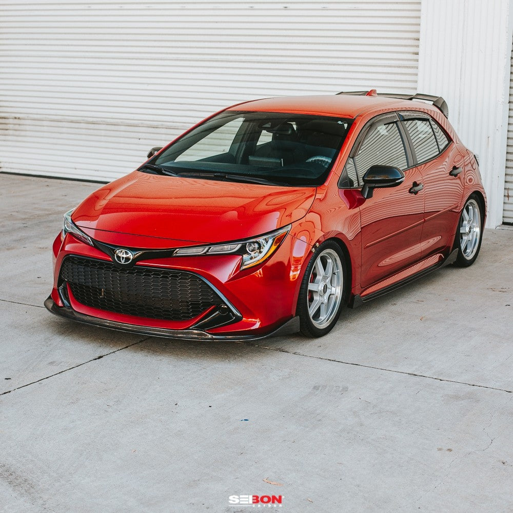 MB-STYLE CARBON FIBER FRONT LIP FOR 2019-2021 TOYOTA COROLLA HATCHBACK