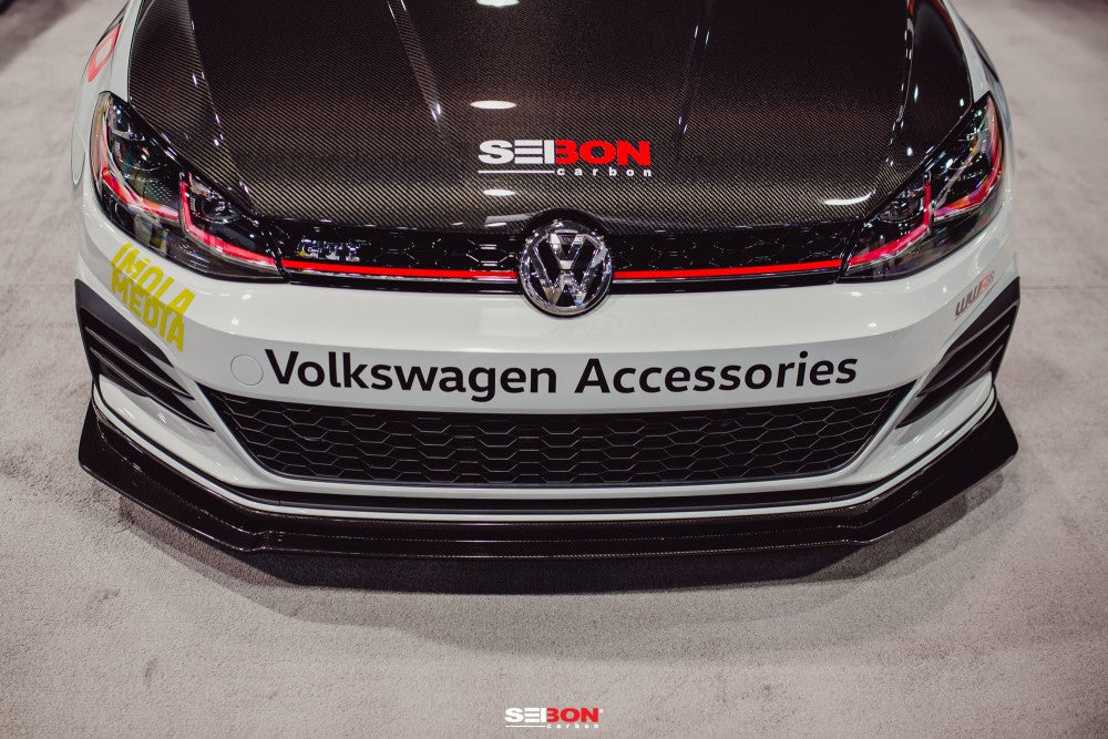 MB-STYLE CARBON FIBER FRONT LIP FOR 2018-2020 VOLKSWAGEN GOLF GTI