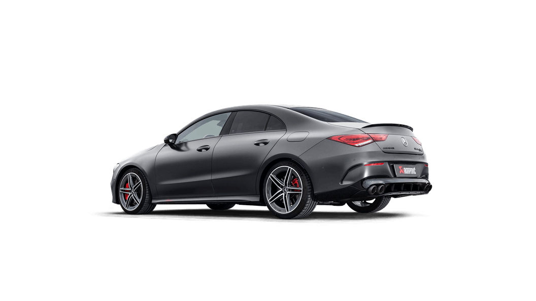 Akrapovic 2020 Mercedes-Benz CLA 45S AMG (C118/X118) Evo Line (Titanium) w/Carbon Tips/SS Link Pipes