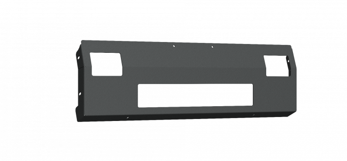 Road Armor 99-07 Ford F-250/F-350 Vaquero Front Non-Winch Plate - Tex Blk