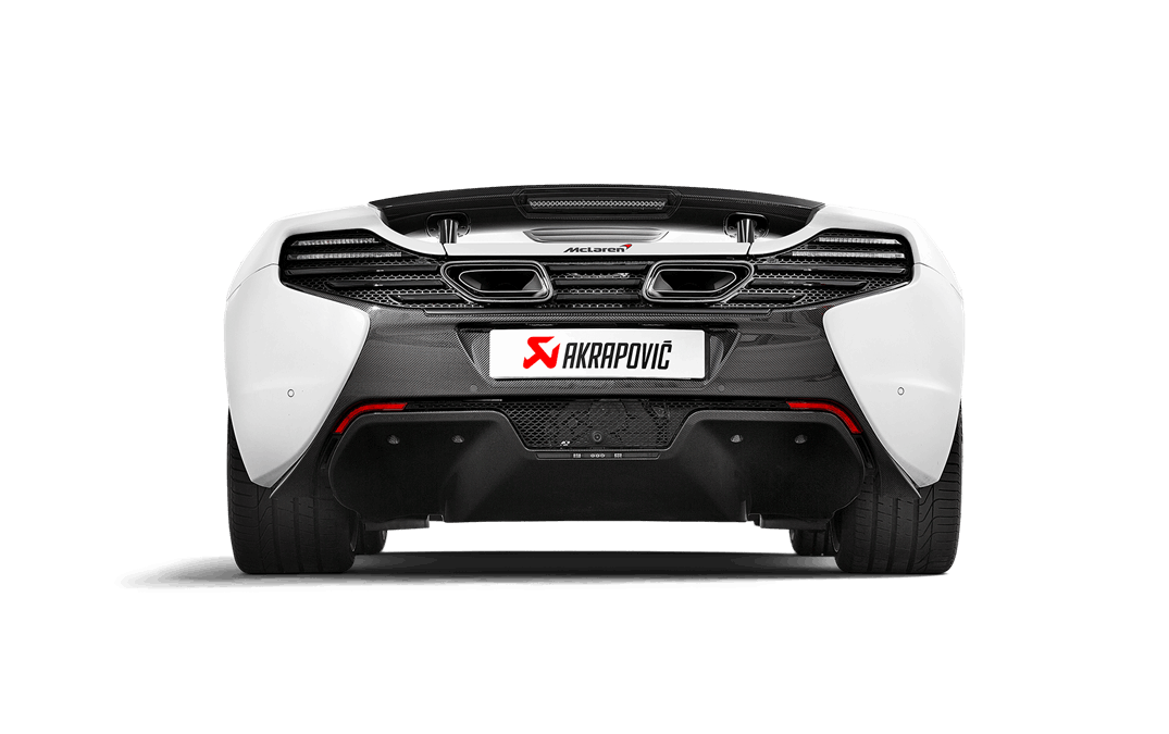 Akrapovic 14-17 McLaren 650S/650S Spyder Slip-On Line (Titanium) w/ Carbon Tips