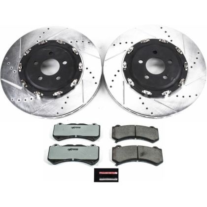 POWERSTOP FRONT Z26 STREET WARRIOR BRAKE KIT: 2015–2019 DODGE CHALLENGER