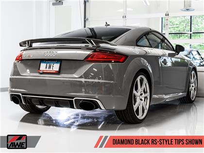 AWE SwitchPath™ Exhaust for Audi MK3 TT RS - Diamond Black RS-style Tips