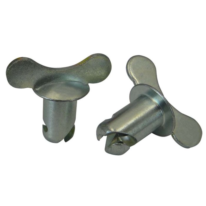 Moroso Quick Fastener - Butterfly Head - 7/16in x.550in - Steel - 10 Pack