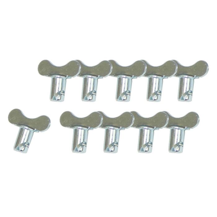 Moroso Quick Fastener - Butterfly Head - 5/16in x .400in - Steel - 10 Pack