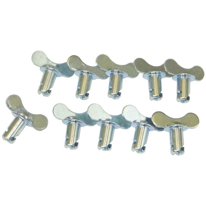 Moroso Quick Fastener - Butterfly Head - 5/16in x .450in - Steel - 10 Pack