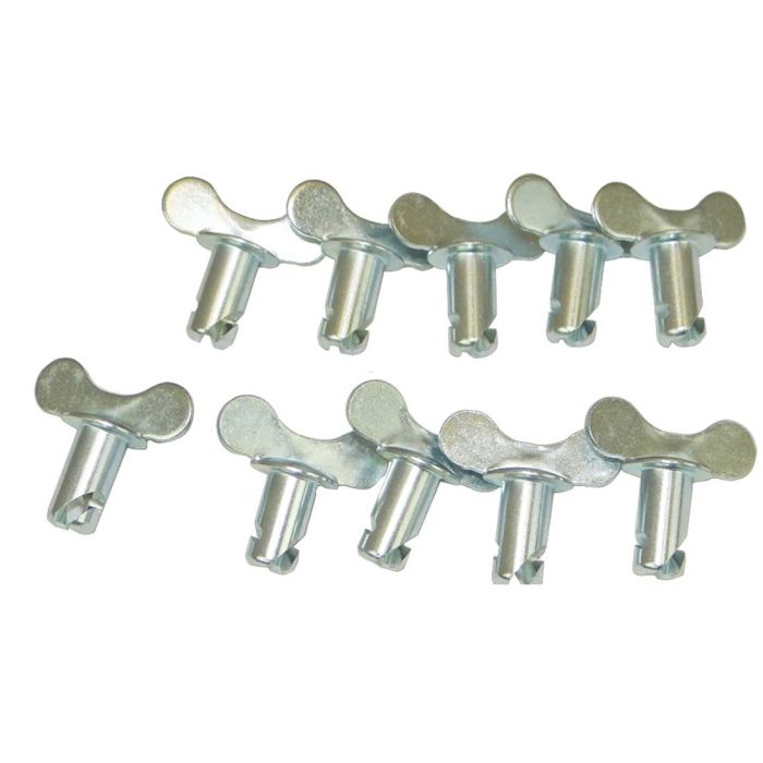 Moroso Quick Fastener - Butterfly Head - 5/16in x .500in - Steel - 10 Pack