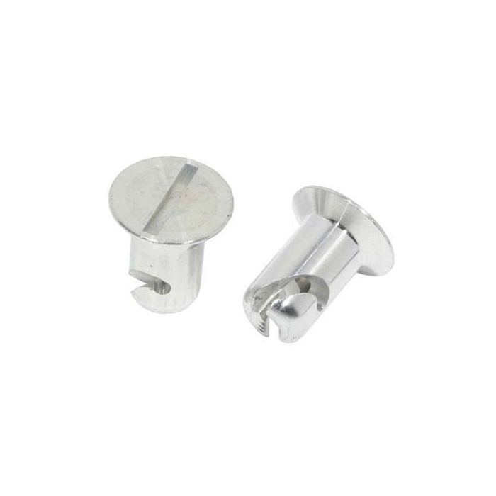 Moroso Quick Fastener - Flush Head - 7/16in x .400in - Aluminum - 10 Pack