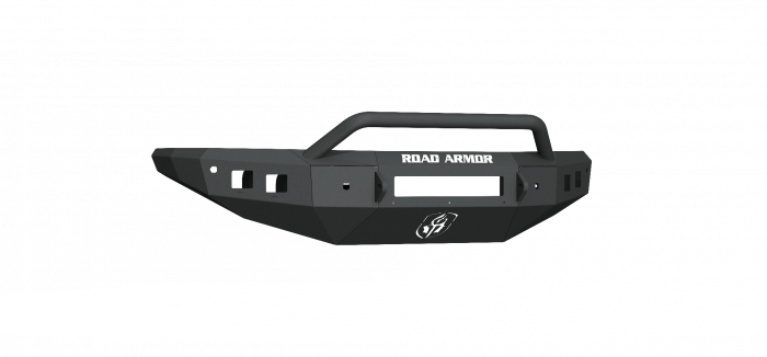 Road Armor 16-19 Nissan Titan Stealth Front Bumper w/Pre-Runner Guard - Tex Blk