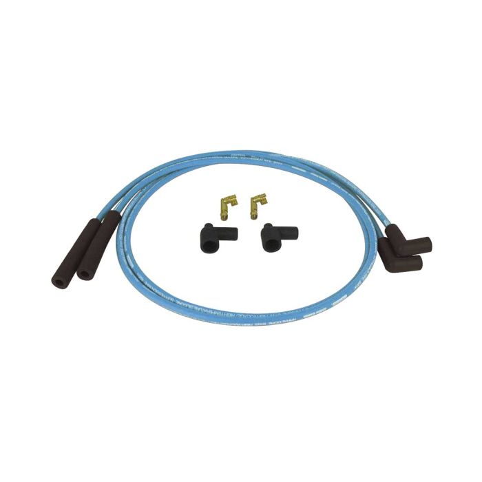 Moroso Custom Ignition Wire Set - Blue Max - Spiral Core - 90 Degree - 2 Piece