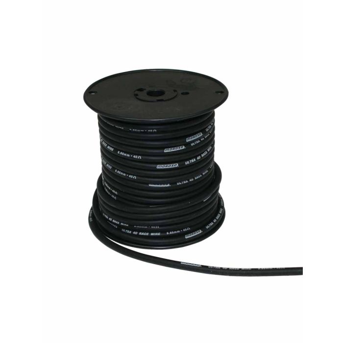 Moroso Ignition Wire Spool - Ultra 40 - 8.65mm - 100ft - Black