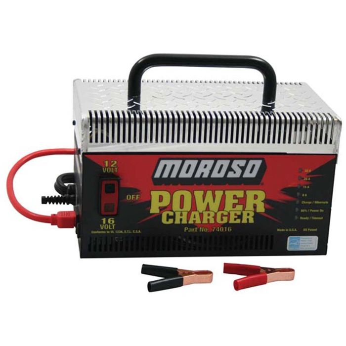 Moroso Battery Charger - 12/16 Volt 30A