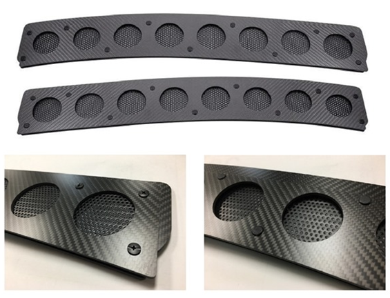 AUTO-TECH INTERIORS WINDOW VENTS: 2015+ SUBARU WRX/STI