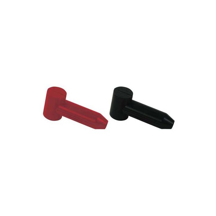 Moroso Battery Disconnect Switch Boots - 1 Black - 1 Red (Use w/Part No 74100/74101/74102/74106)