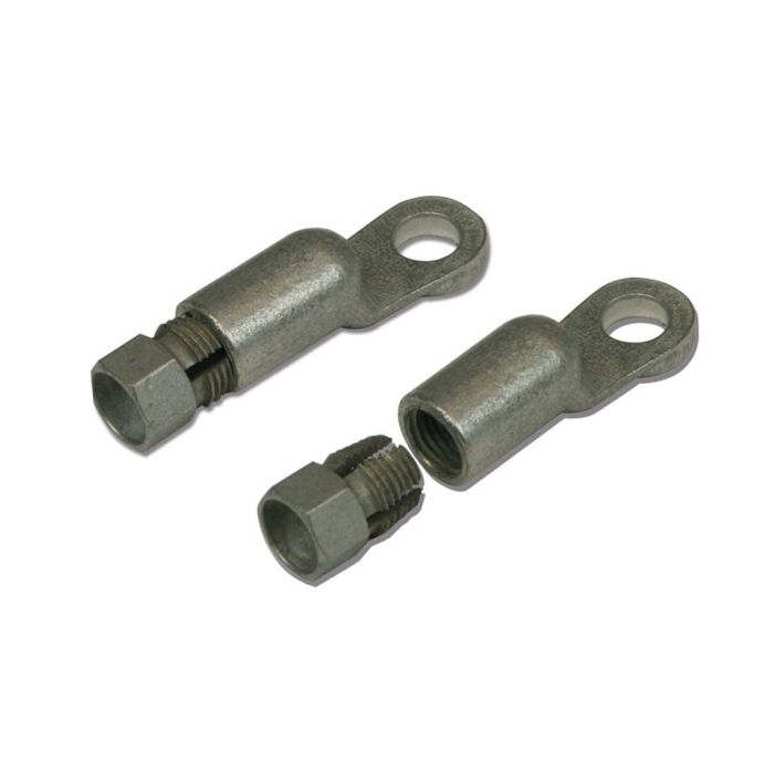 Moroso Battery Cable Remote Fitting End Kit - Compression Style End - 3/8in - 2 Pack