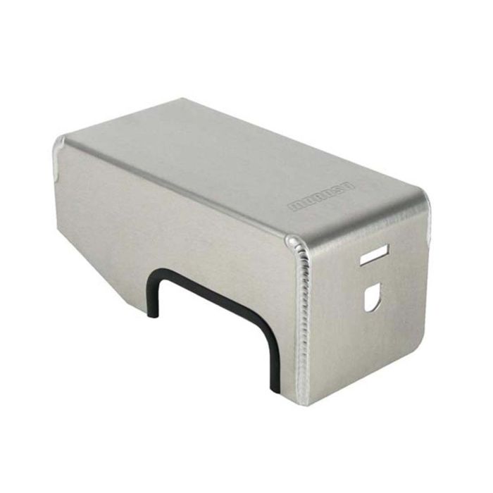 Moroso 05-Up Ford Mustang Fuse Box Cover - Over Plastic Fuse Box - Fabricated Aluminum