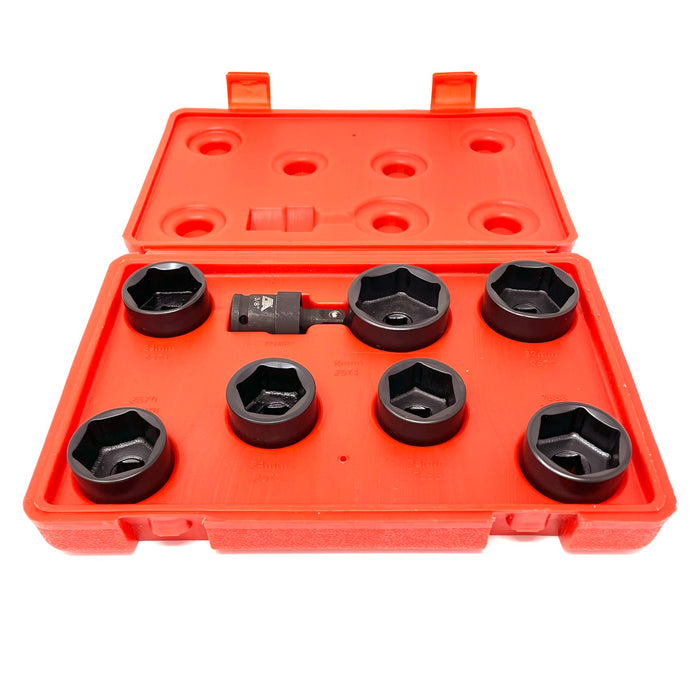 7440 - 8 Pc. Extra-Low-Profile Oil Filter Socket Set