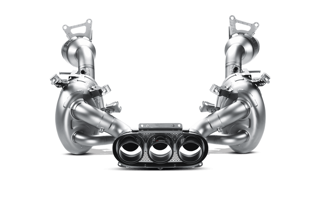 Akrapovic 10-15 Ferrari 458 Italia/458 Spyder Slip-On Line (Titanium) w/ Carbon Tips - 0