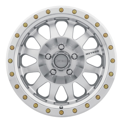 Method MR304 Double Standard 17x8.5 0mm Offset 5x5.5 108mm CB Machined/Clear Coat Wheel - 0