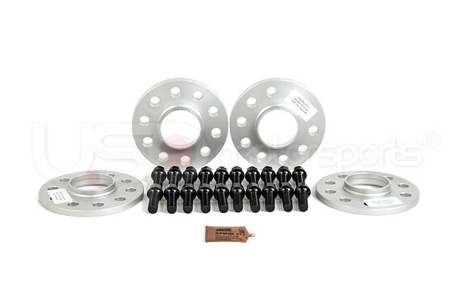 SPULEN Wheel Spacer & Bolt Kit- 15mm (66.6mm Hub) with Black Ball Seat Bolts