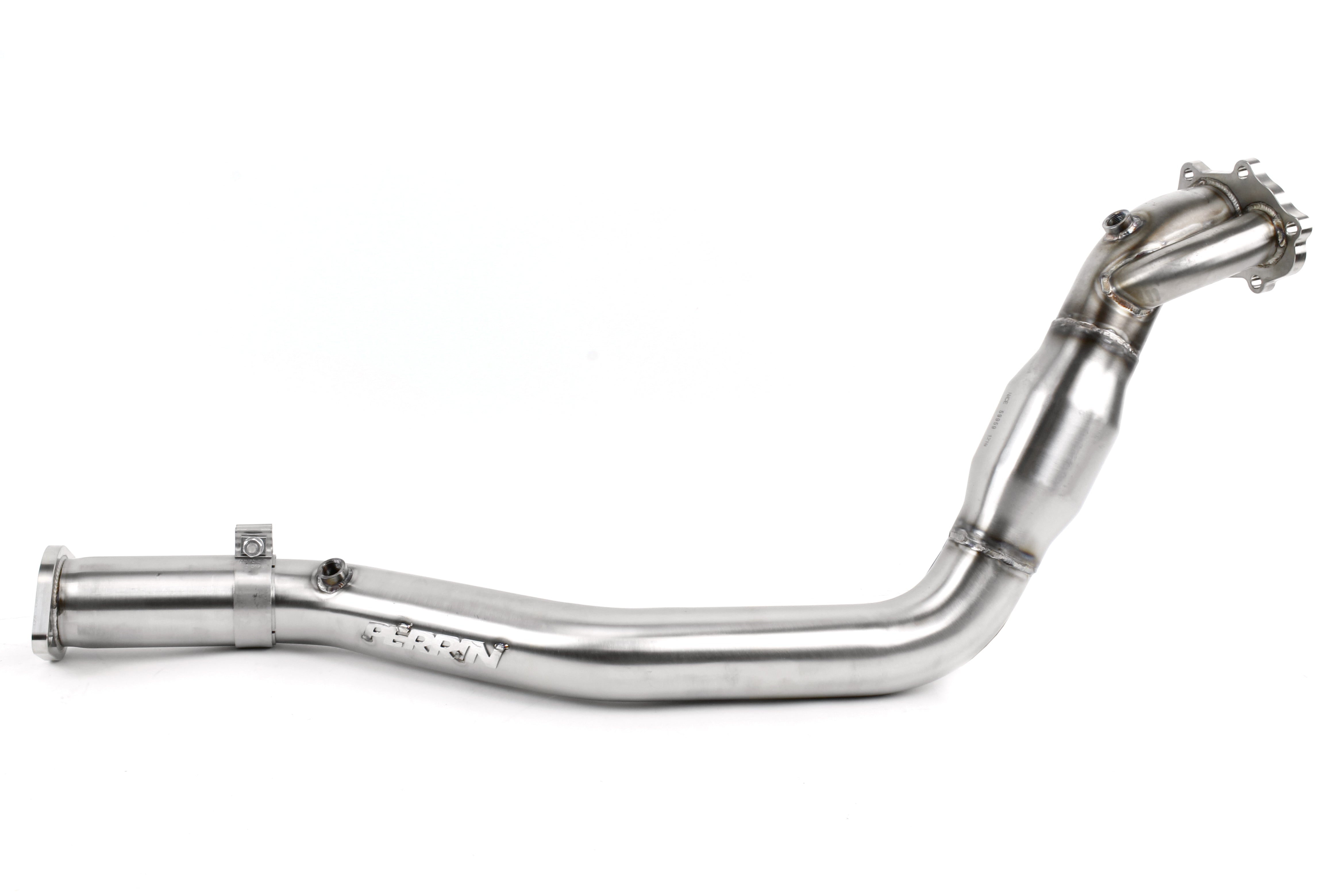 PERRIN PERFORMANCE 3" DOWN PIPE W/CAT (SLIP FIT REAR/DIVORCED WG): VARIOUS SUBARU APPLICATIONS