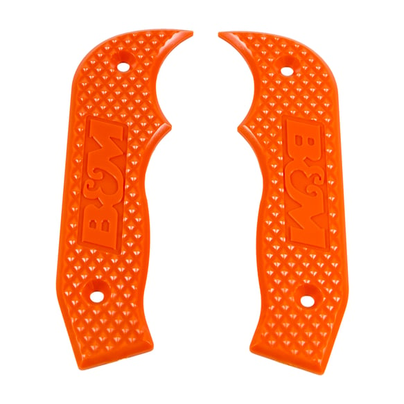 B&M MAGNUM GRIP SIDE PLATES - ORANGE