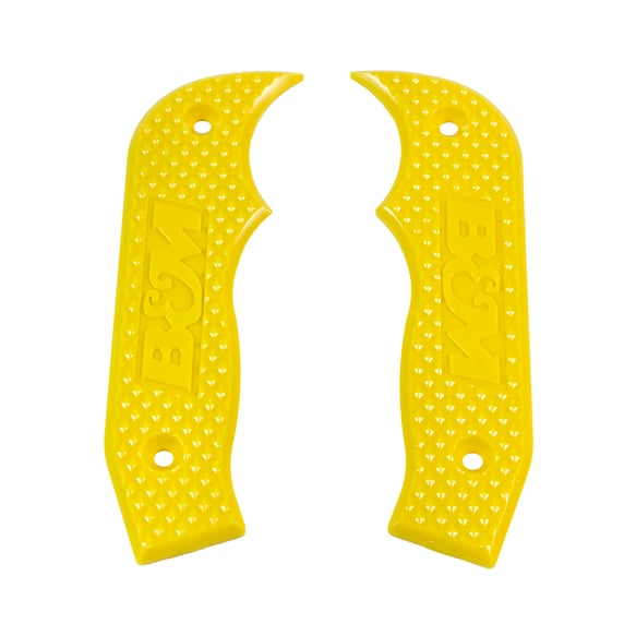 B&M MAGNUM GRIP SIDE PLATES - YELLOW