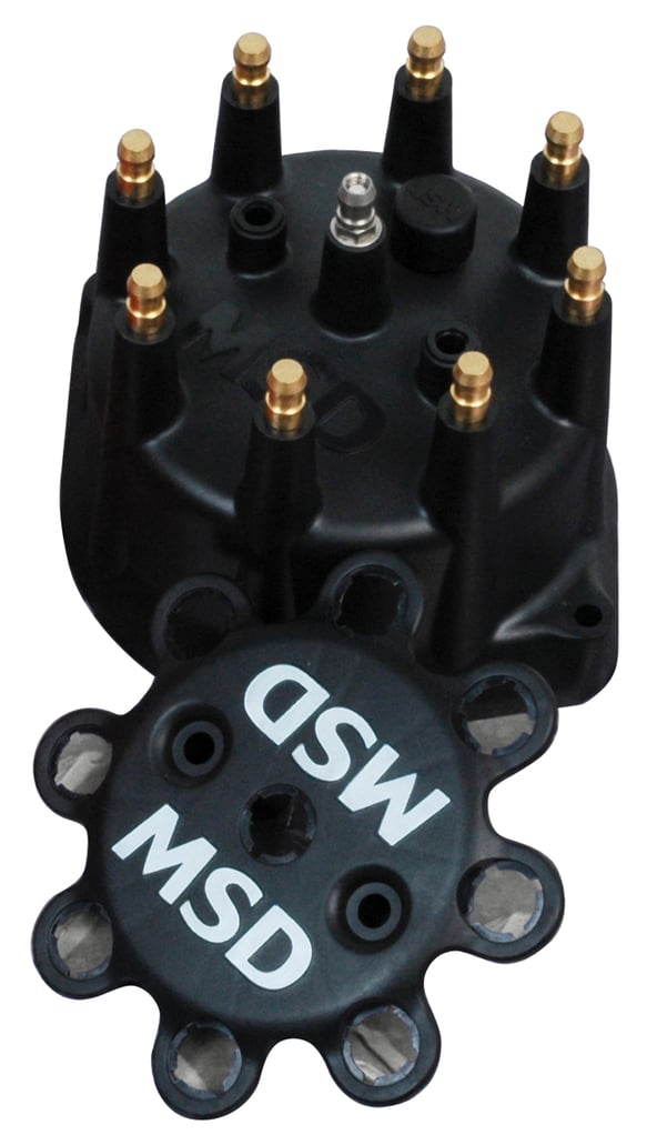 RACEPAK Distributor Cap. MSD Style. for PN 8570. PN 8545. PN 8546. Black