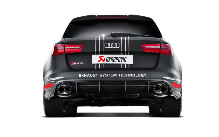 Akrapovic 14-17 Audi RS6 Avant (C7) Evolution Line Cat Back (Titanium) w/ Carbon Tips