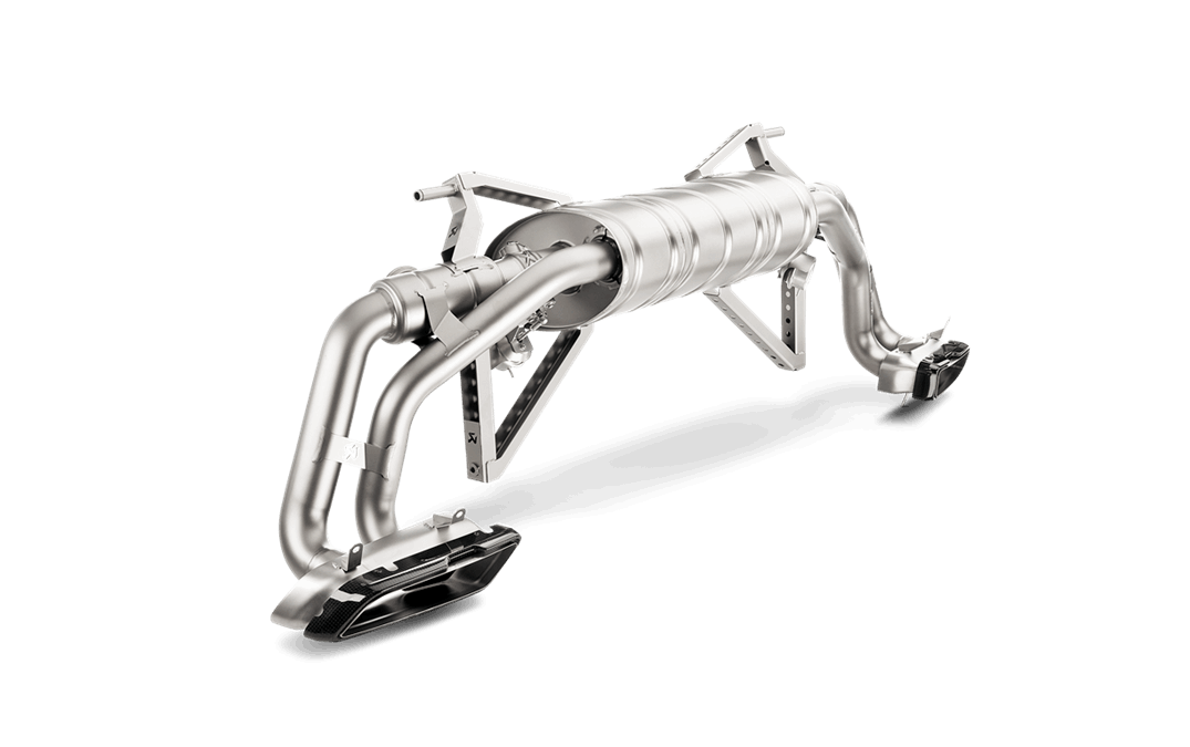 AKRAPOVIČ SLIP-ON LINE TITANIUM EXHAUST SYSTEM: 2016–2018 AUDI R8 COUPÉ/SPYDER - 0