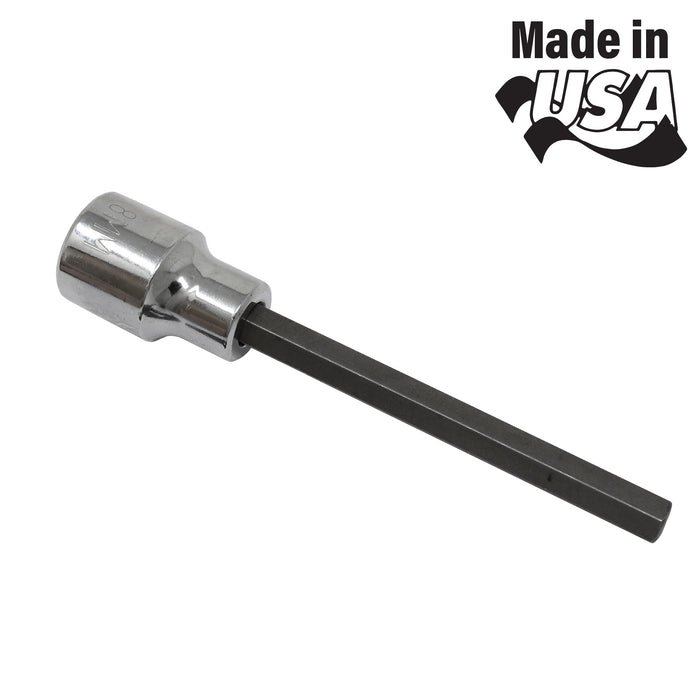 8548 - Metric Hex Socket Bit - 8mm x 4"