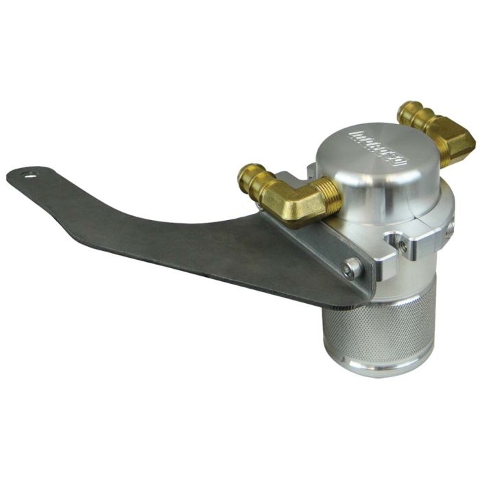 Moroso 15-18 Ford Mustang EcoBoost Air/Oil Separator Catch Can - Small Body - Billet Aluminum