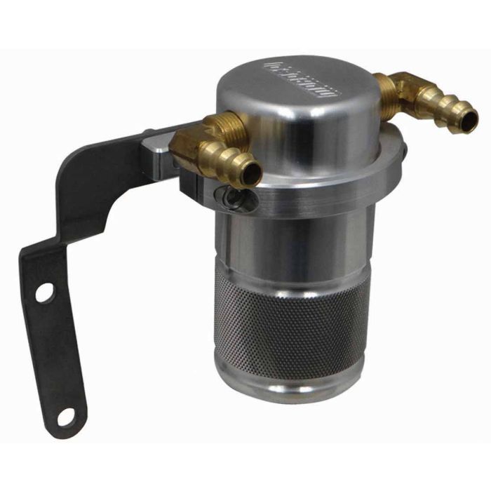 Moroso 14-19 Chevrolet Corvette (Non ZO6) Air/Oil Separator Catch Can - Small Body - Billet Aluminum