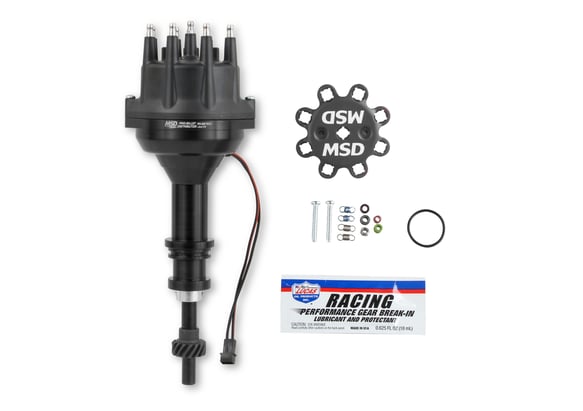 RACEPAK Black Dist. Ford 351W.ProBllt.SML.STL GR