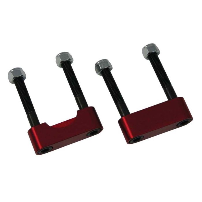 Moroso 65-82 GM 12 Bolt (w/Straps) U-Joint Girdle - Red Anodized - Set