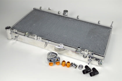 CSF Competition Race-Spec Radiator w/ Built-In Oil Cooler | 2008-2014 Subaru WRX/STI - 0