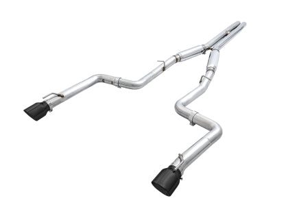 AWE Track Edition Exhaust for 15+ Charger 6.4 / 6.2 SC - Diamond Black Tips