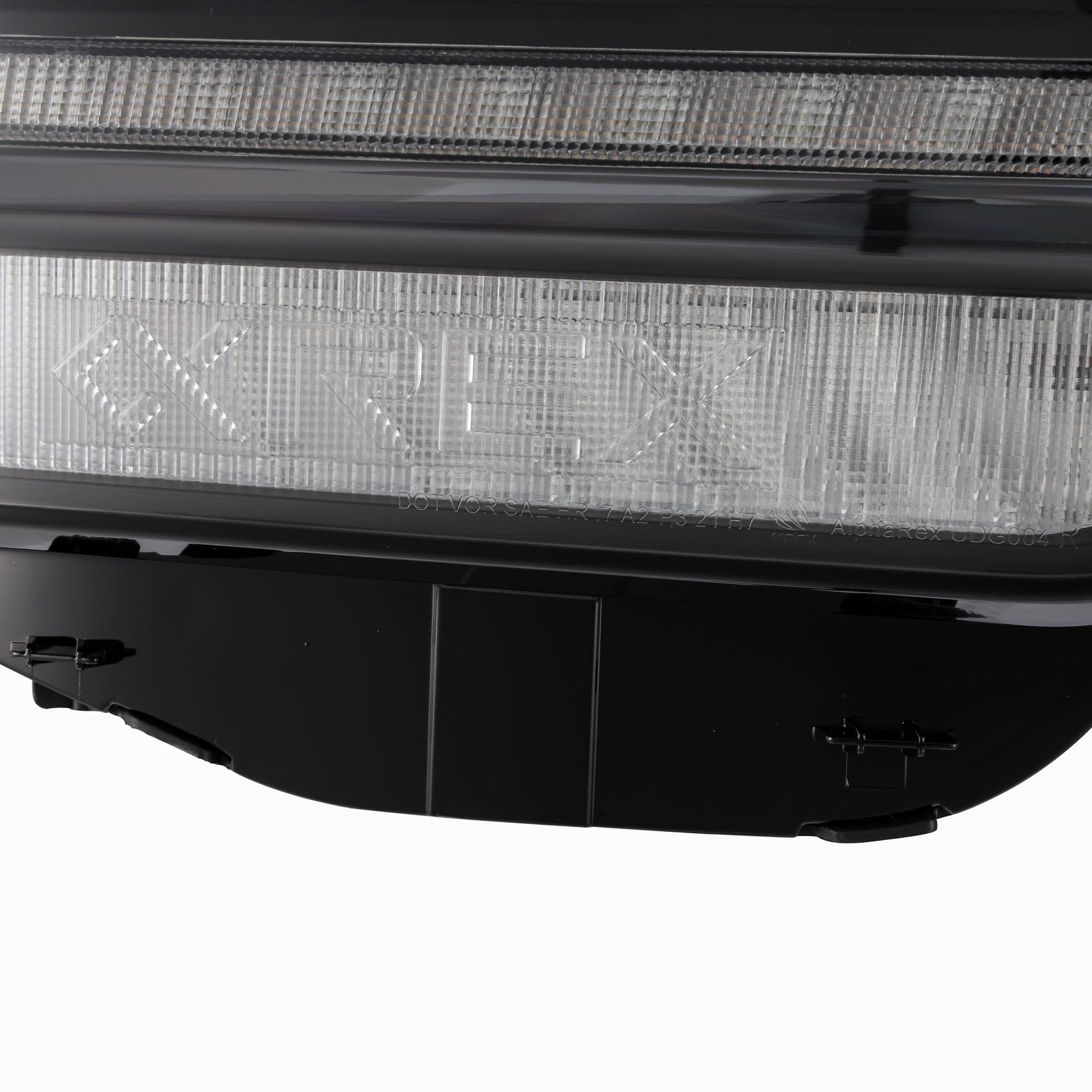 AlphaRex 19-21 Ram 2500 NOVA LED Proj Headlights Plank Style Black w/Activ Light/Seq Signal/DRL