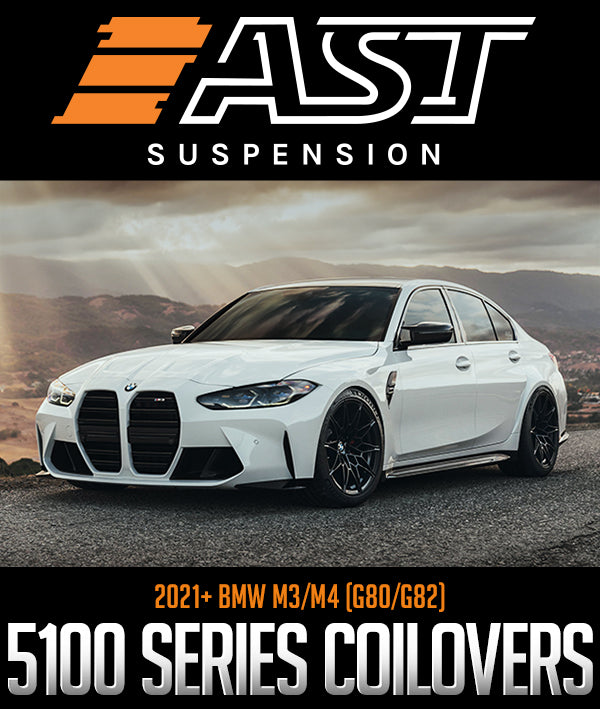 AST SUSPENSION 5100 SERIES COILOVERS: 2021+ BMW M3/M4 (G80/G82)