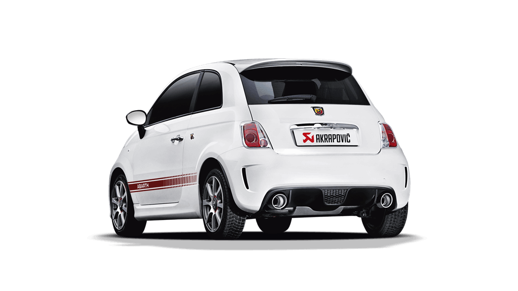 Akrapovic 12-19 Fiat Abarth 500/595C/Turismo 1.4L (Excl US Models) Slip-On Line (SS) (Req. Tips)